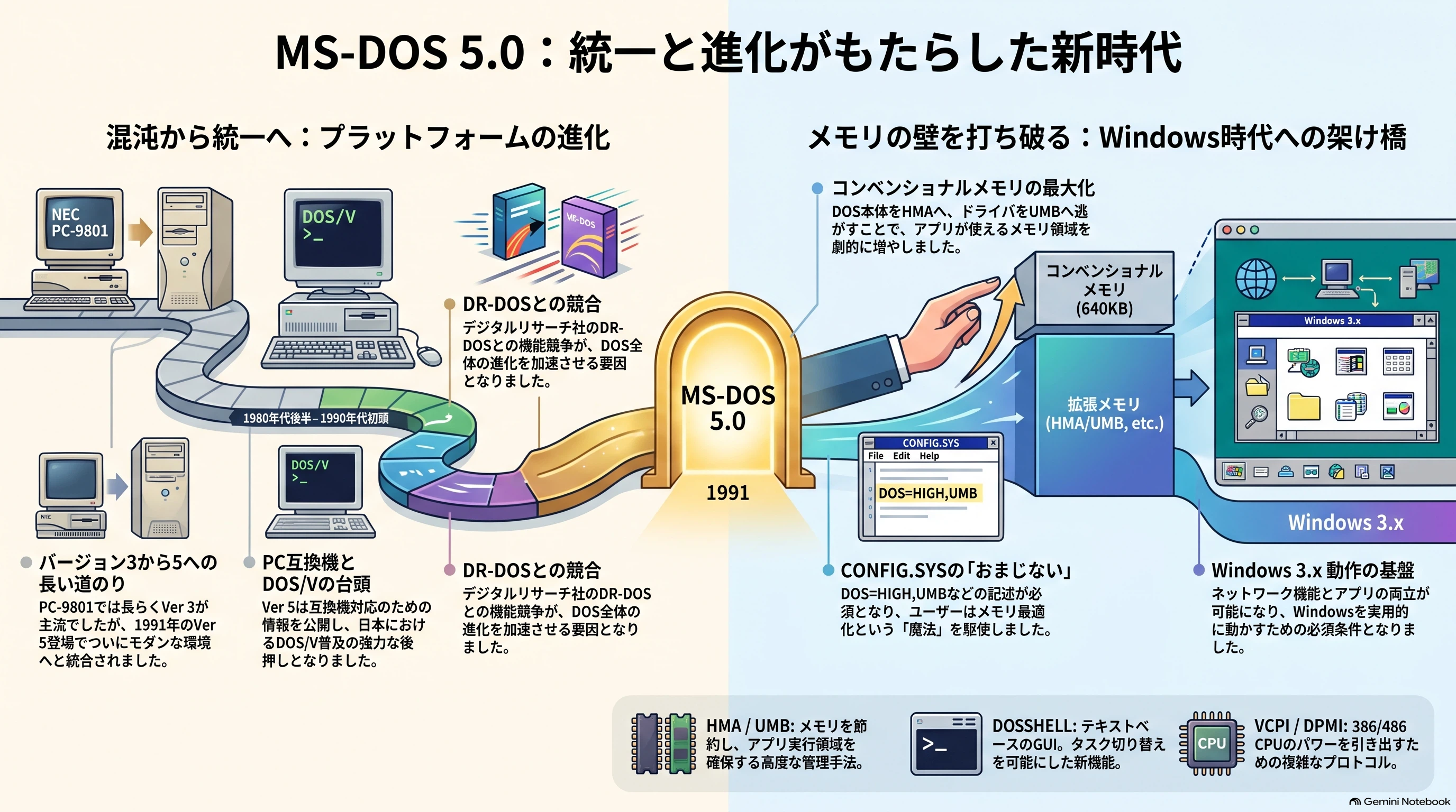 MS-DOS to Ver5 - The Beginning of Unity and Chaos|kzn