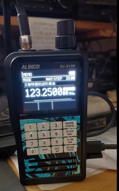 無線好きなら欲しくなる】ALINCO DJ-X100受信改造済みモデル！デジタル