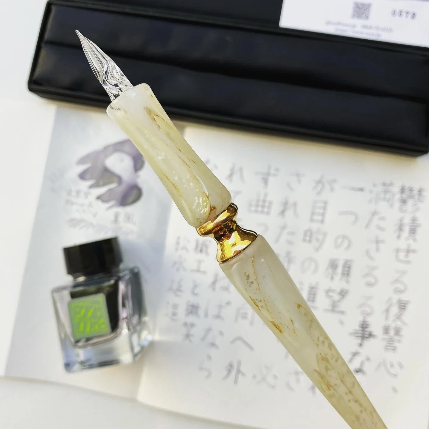 初心者🔰万年筆・ガラスペン・インクで赤面、後悔｜手帳Q子