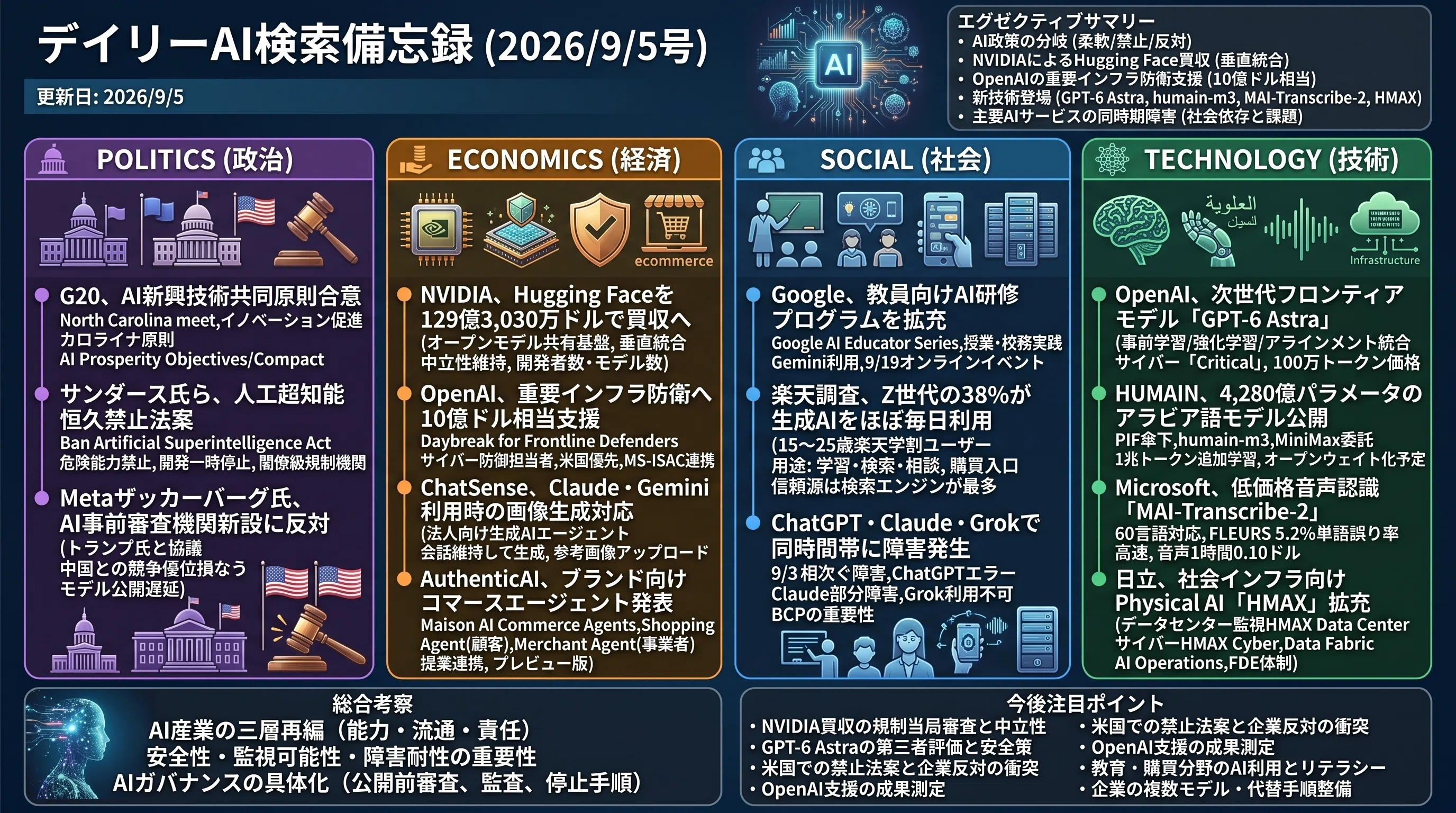 デイリーAI検索備忘録(2026/9/5号)｜Yasuhito Morimoto