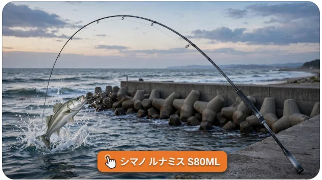 Shimano Lunamis S80ML Review! Overwhelming Castability Born from a