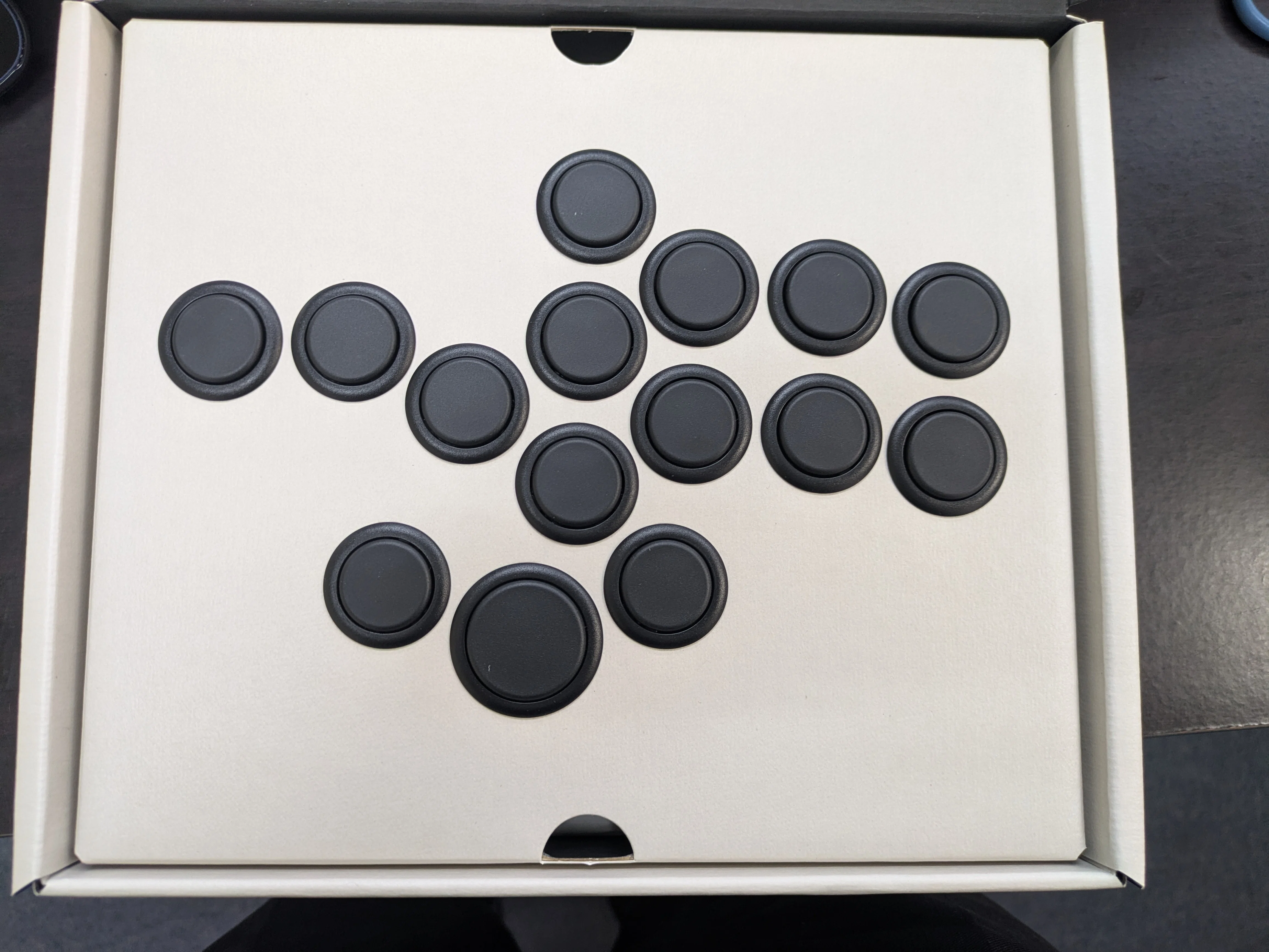 自作　レバーレス　PCのみ使用可 自作レバーレスでラピトリが使えるZETA監修のアケコンボタン＋基板