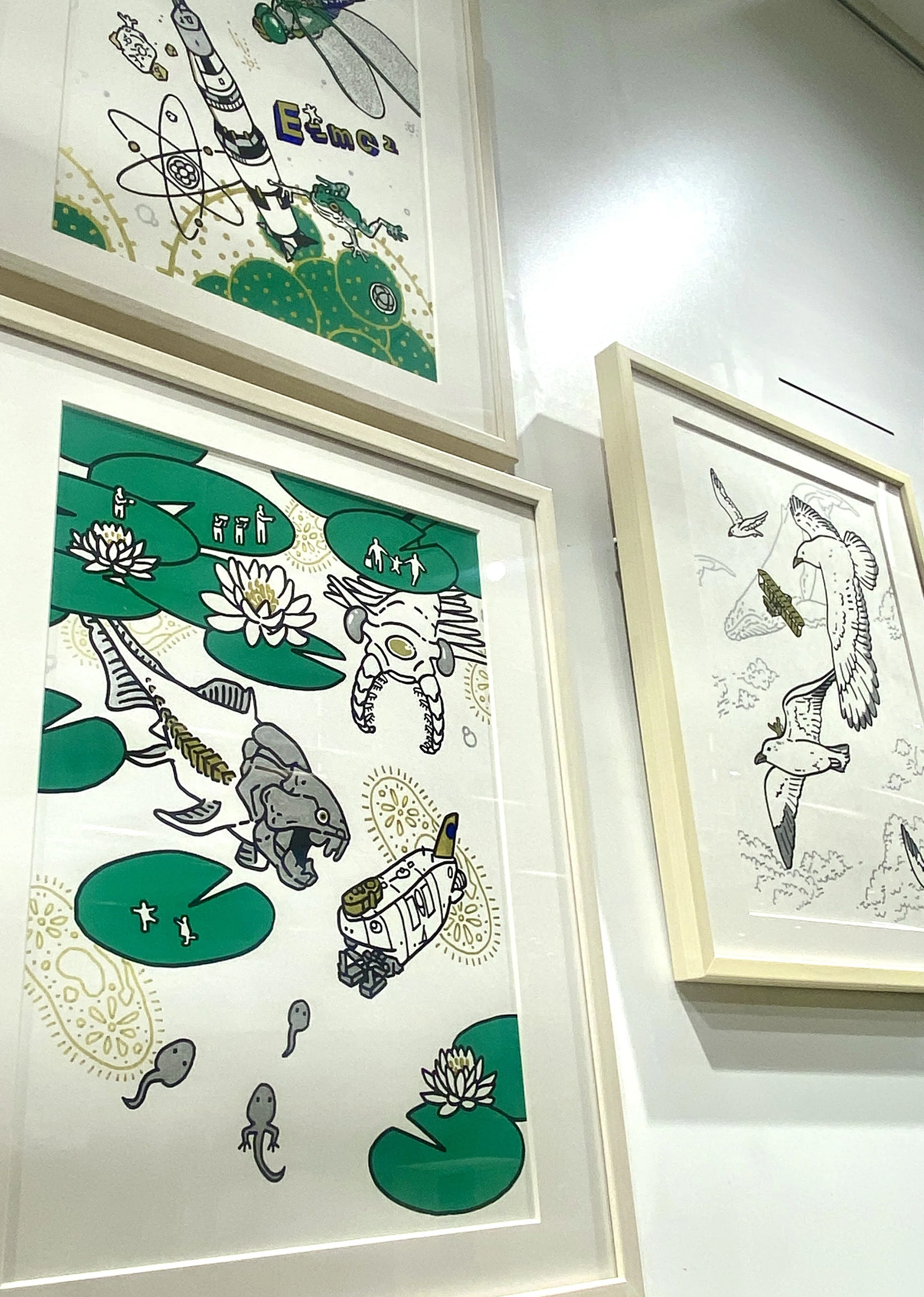 久々に「肉筆画」を描きました｜福岡・天神で原画を展示販売します