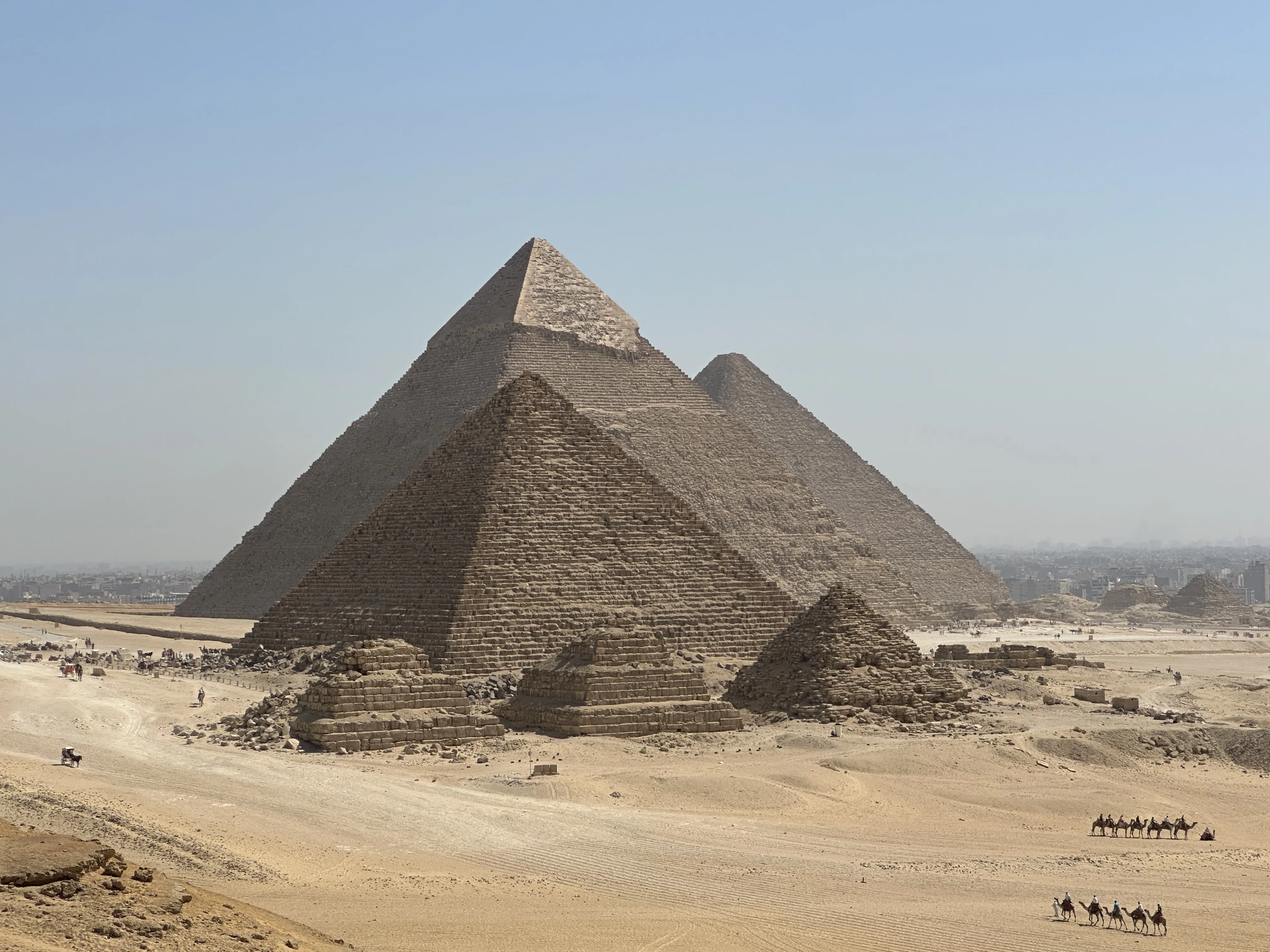 50代最後に世界一周に行ってみる DAY18 ギザ🇪🇬のピラミッドの大きさ