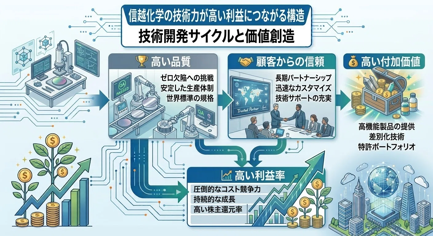 2【信越化学工業】信越化学工業はなぜ強い？｜高収益を生む5つの強みと
