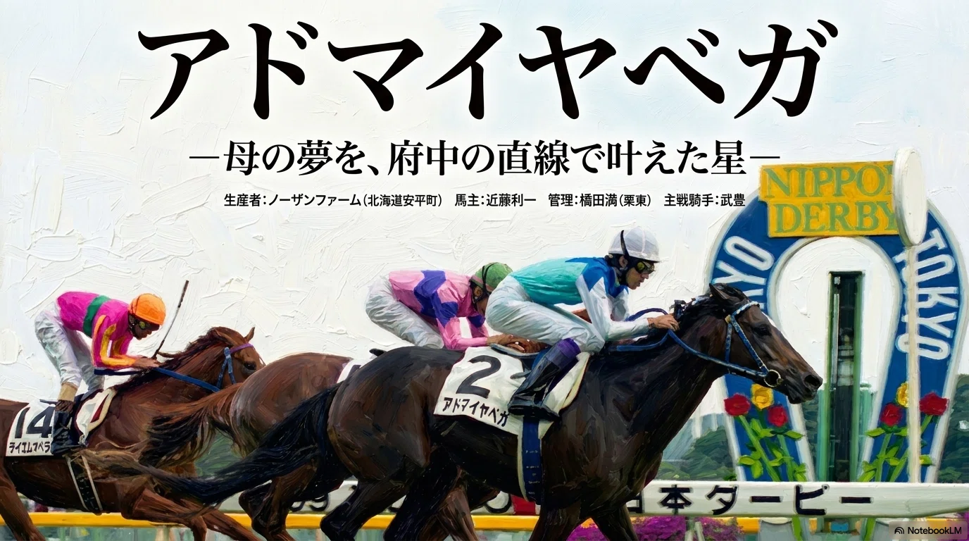 アドマイヤベガ -母の夢を、府中の直線で叶えた星-｜ハサミおじさん