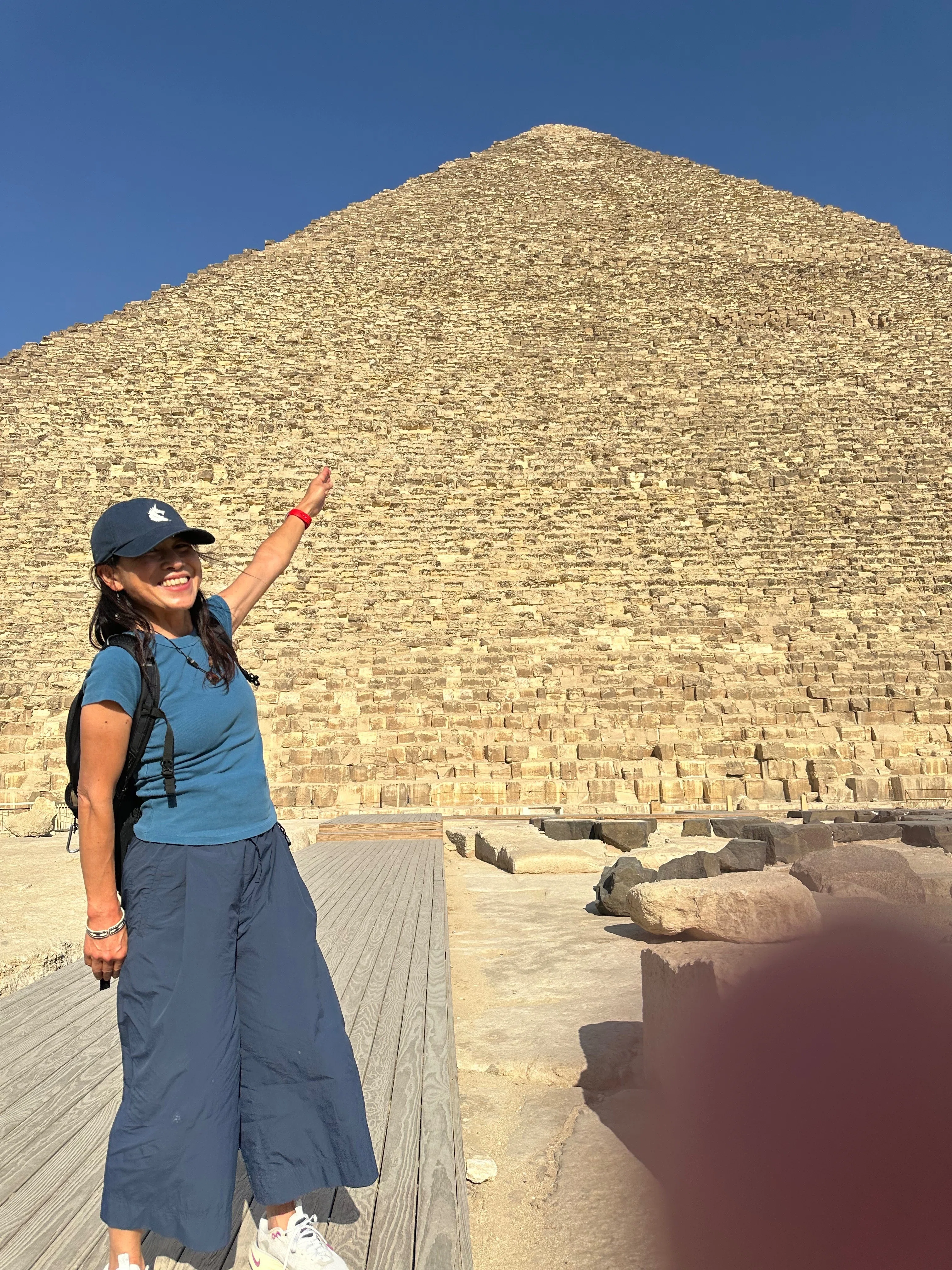 50代最後に世界一周に行ってみる DAY18 ギザ🇪🇬のピラミッドの大きさ