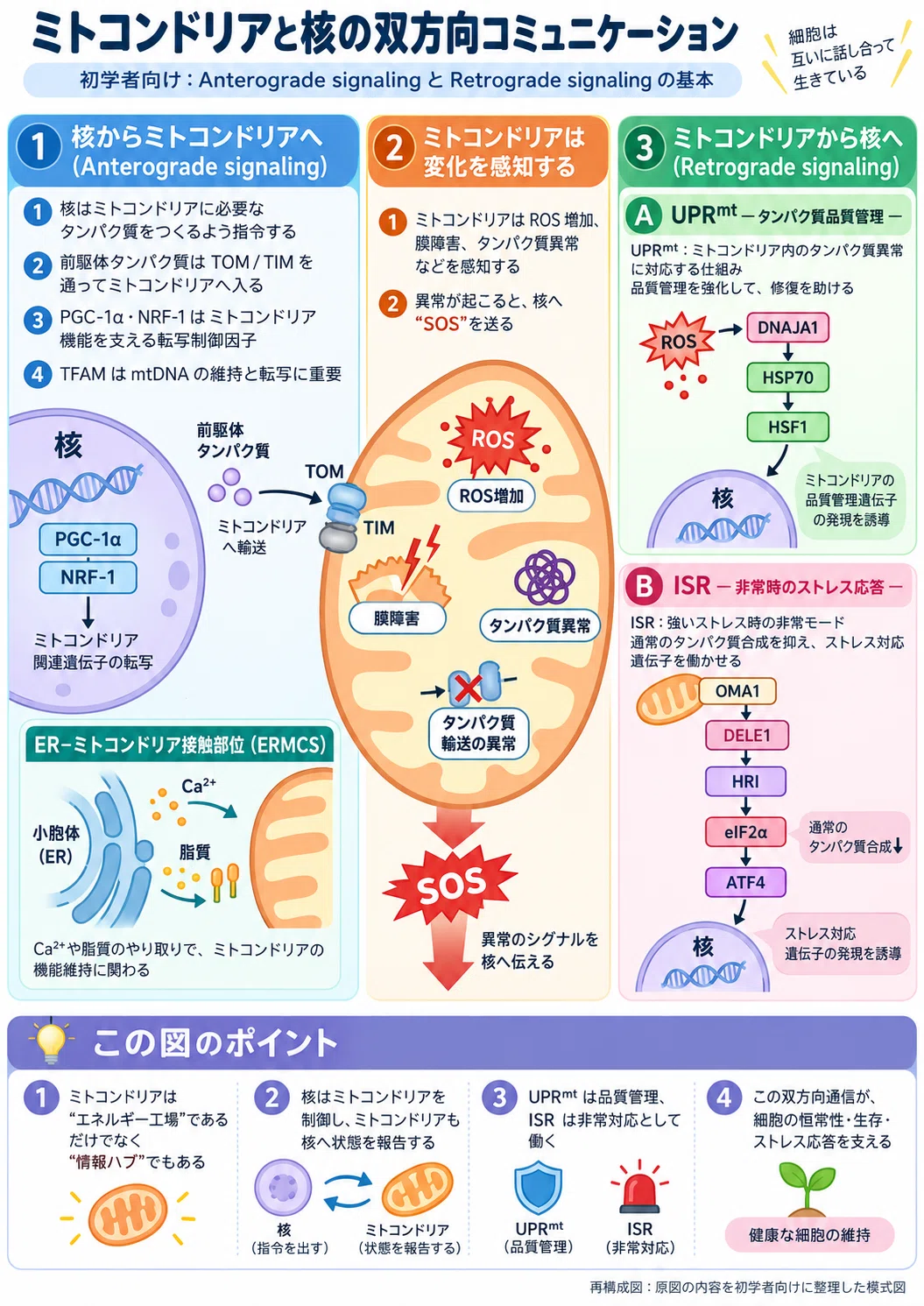 エネルギー工場から『細胞の司令塔』へ：ミトコンドリアが先導する