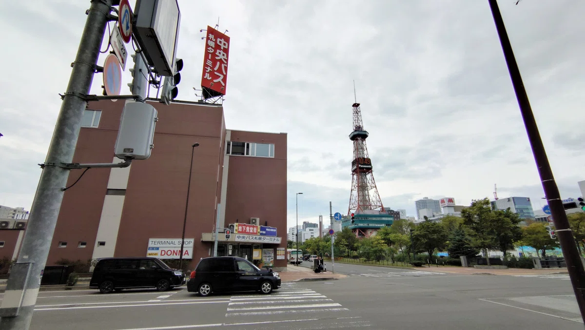 札幌市 中央バスターミナルとテレビ塔