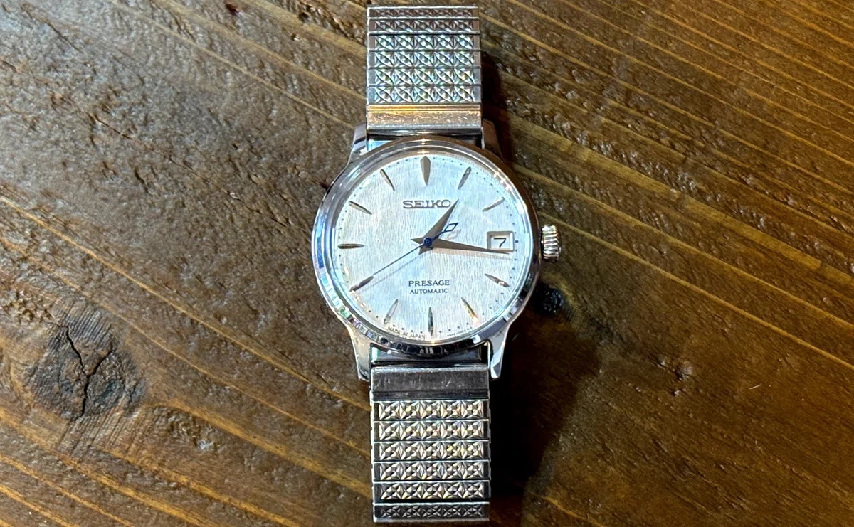 SEIKO SRRY033 STAR BAR限定 美品 腕時計の話｜SEIKO PRESAGE STAR BAR SRRY033──「冬景色」と名付け