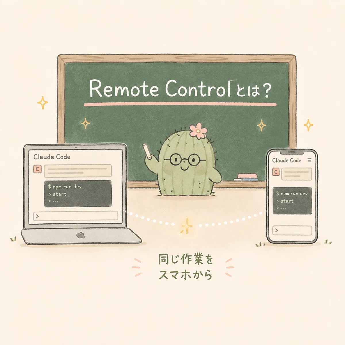 Macで動くClaude Codeをスマホから操作する仕組み