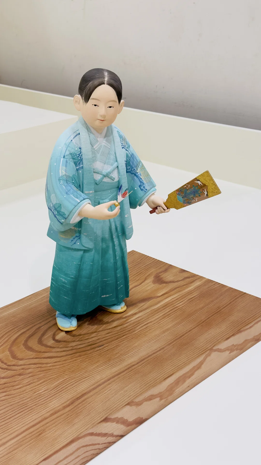 陶器製 子供像 伝統的和服 第73回 日本伝統工芸展｜YK_ukasagi