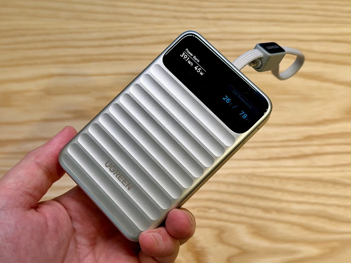 UGREEN Nexode Wavyレビュー!発火の不安が消えた、見えるモバイルバッテリーの本音
