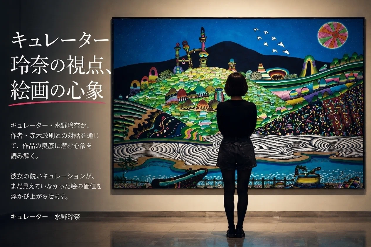 3つの視点で解剖する「赤木政則の世界」｜ひとつの絵画が魅せる多面的