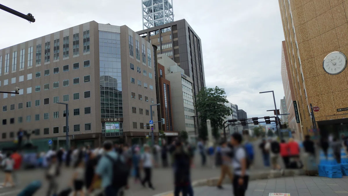 札幌市中央区 北海道マラソンのコース沿道