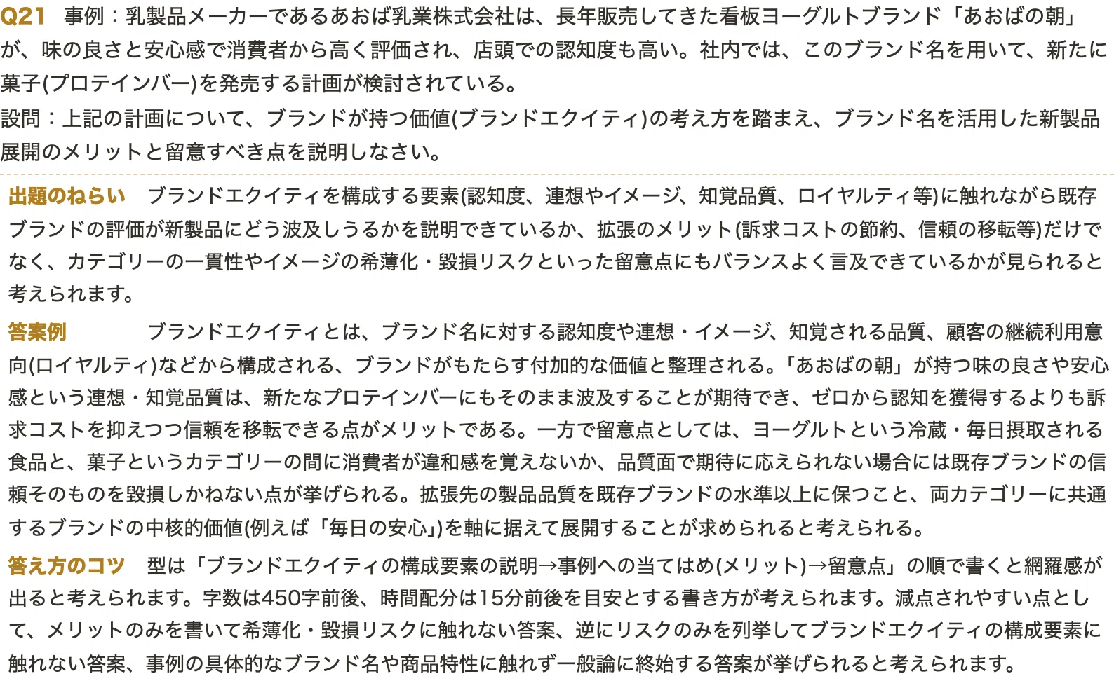 公認会計士 論文式試験 経営学（選択科目）対策 全40設題＋答案例と