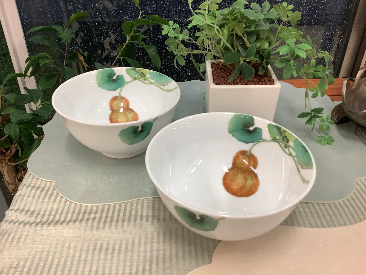 京野菜を器で楽しむ。ノリタケ「京香旬彩」16センチボウル 鹿ケ谷南瓜
