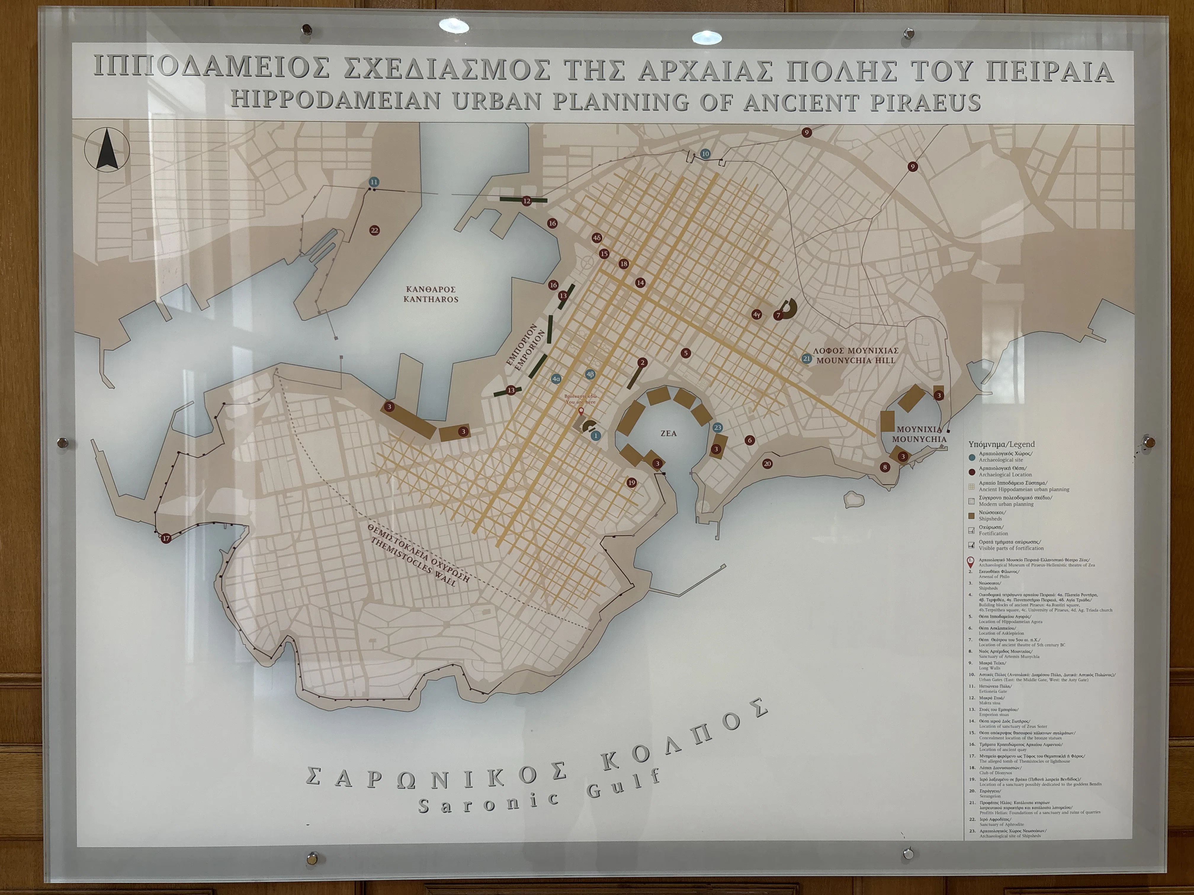ペイラエウス・ローマンアゴラ・ハドリアヌスの図書館（ギリシア現地