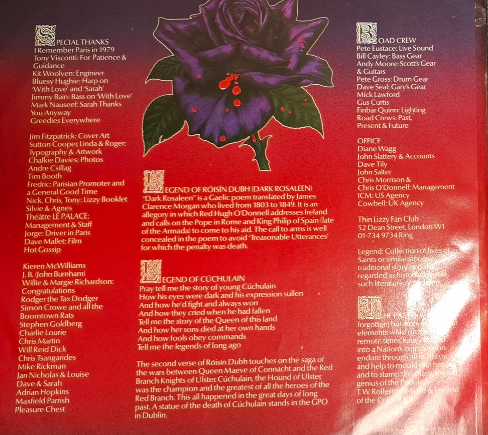 漆黒の薔薇に宿るケルトの魂――シン・リジィ屈指の名盤「Black Rose」と