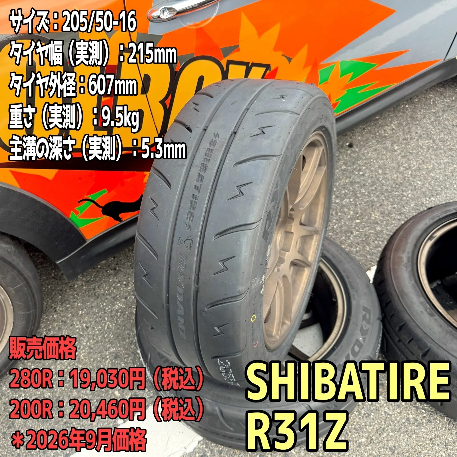 新製品”シバタイヤR31Z”の実力は？｜むろじー@TOOLBOXおじさん