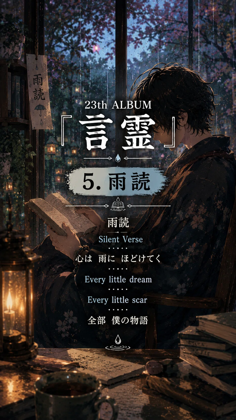 23thアルバム】｜言霊｜5. 雨読｜Suno AI × DistroKid｜Yuzi