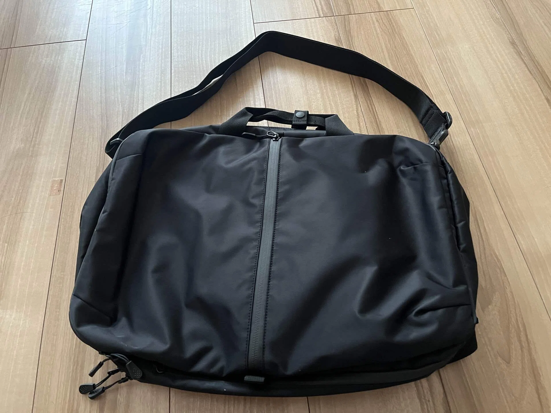 無印良品】肩の負担を軽くする 撥水 3way ビジネスバッグ｜おーちゃん