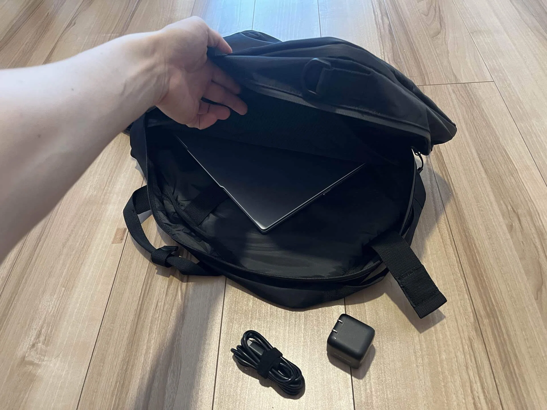 無印良品】肩の負担を軽くする 撥水3wayビジネスバッグ｜おーちゃん