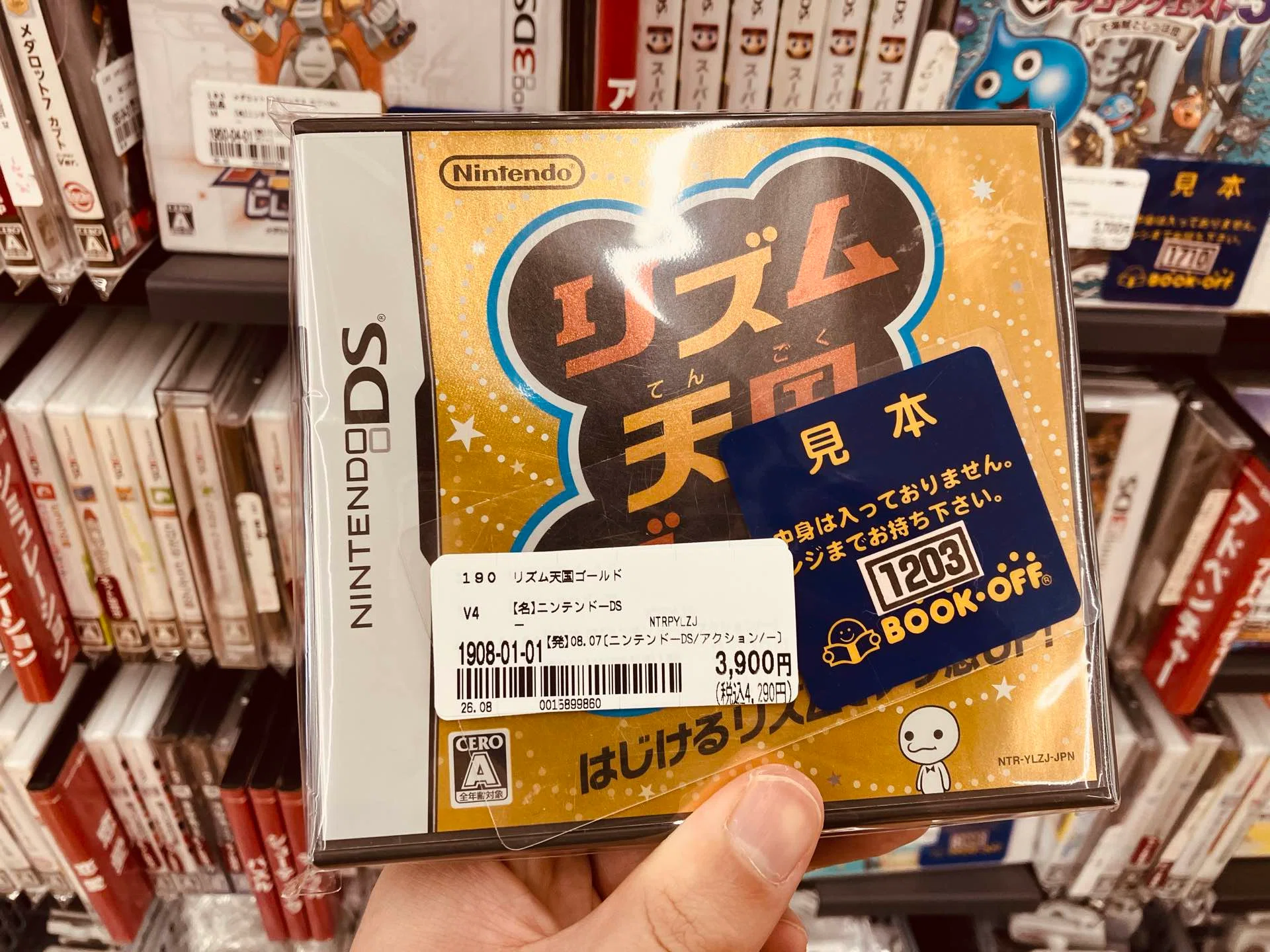 懐かしいDSソフトを手に取る｜たにぐち しょうた