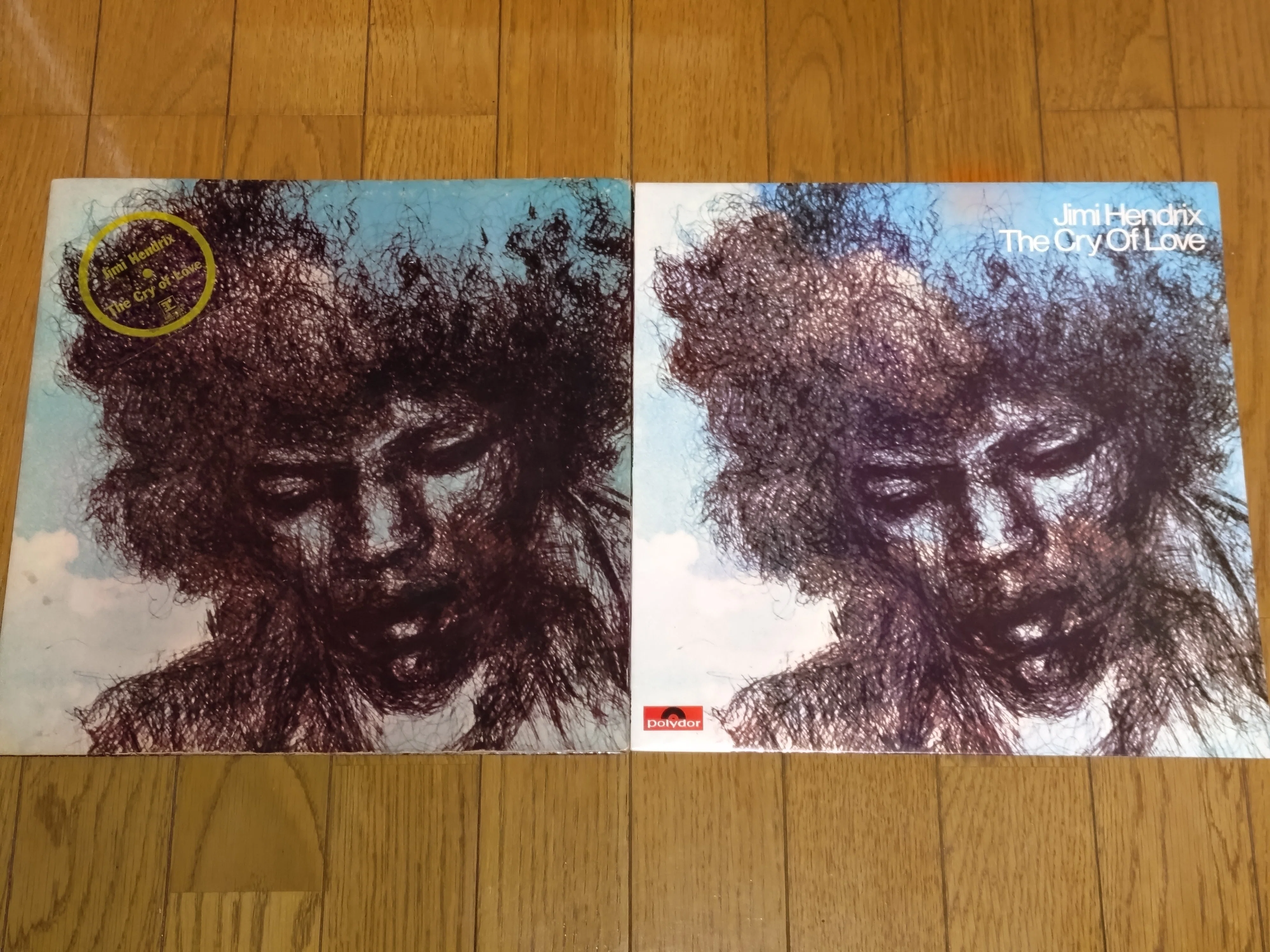 ジミ・ヘンドリックス The Cry of Love レコード日本盤 The Cry of Love】(1971) Jimi Hendrix 逝去直後にリリースされたジミ