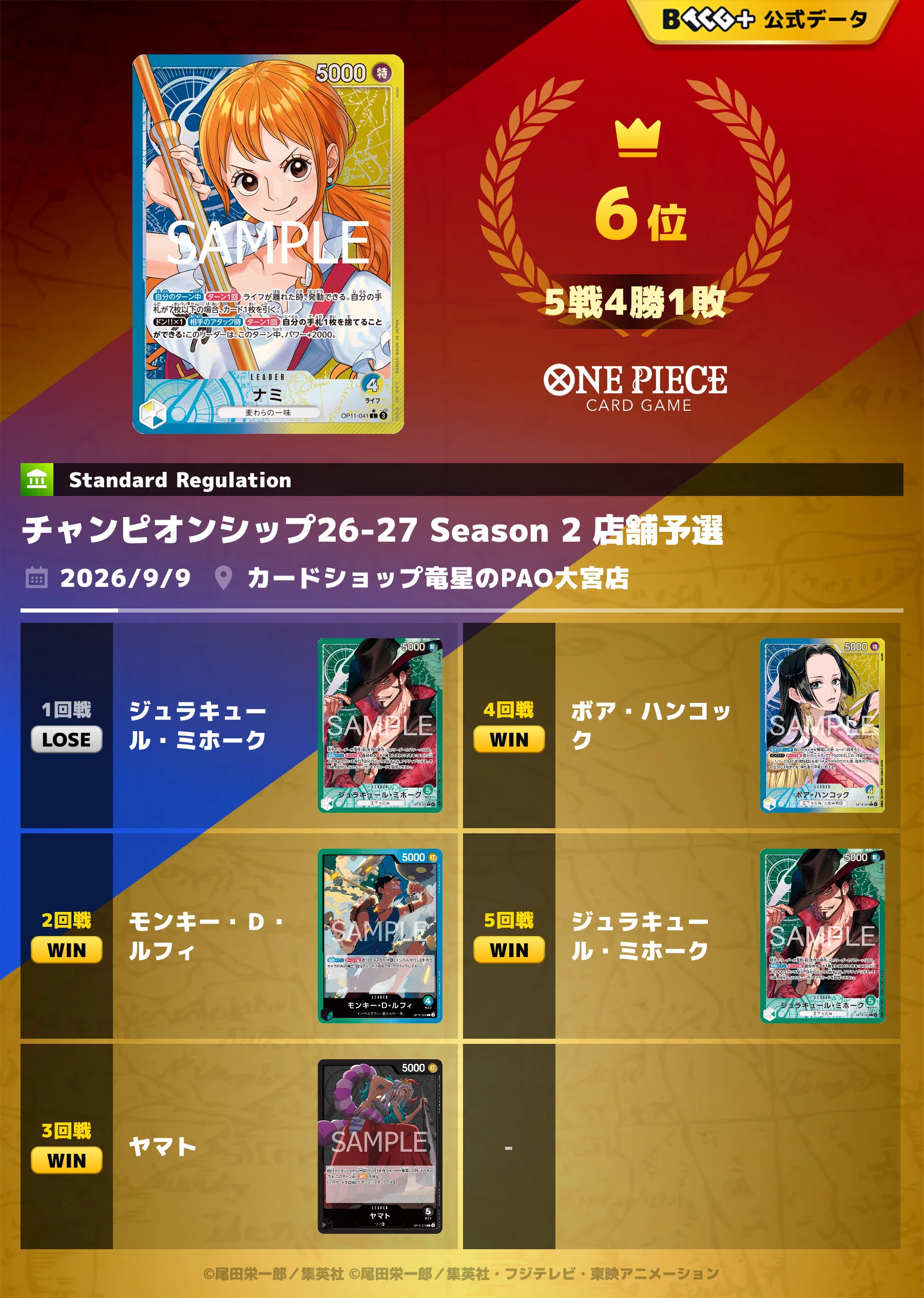 まだまだTier1!?】青黄ナミで店舗予選を超えられる！！｜なつ