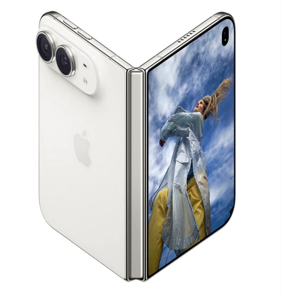 Apple】初の折りたたみスマホ「iPhone Duo」発表 ｷﾀ━(ﾟ∀ﾟ