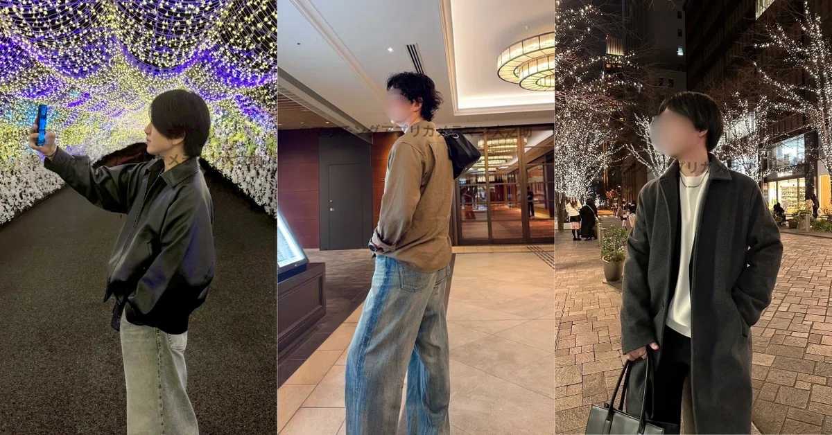 マッチングアプリのサブ写真に使える男性の横顔・目線外し写真の例
