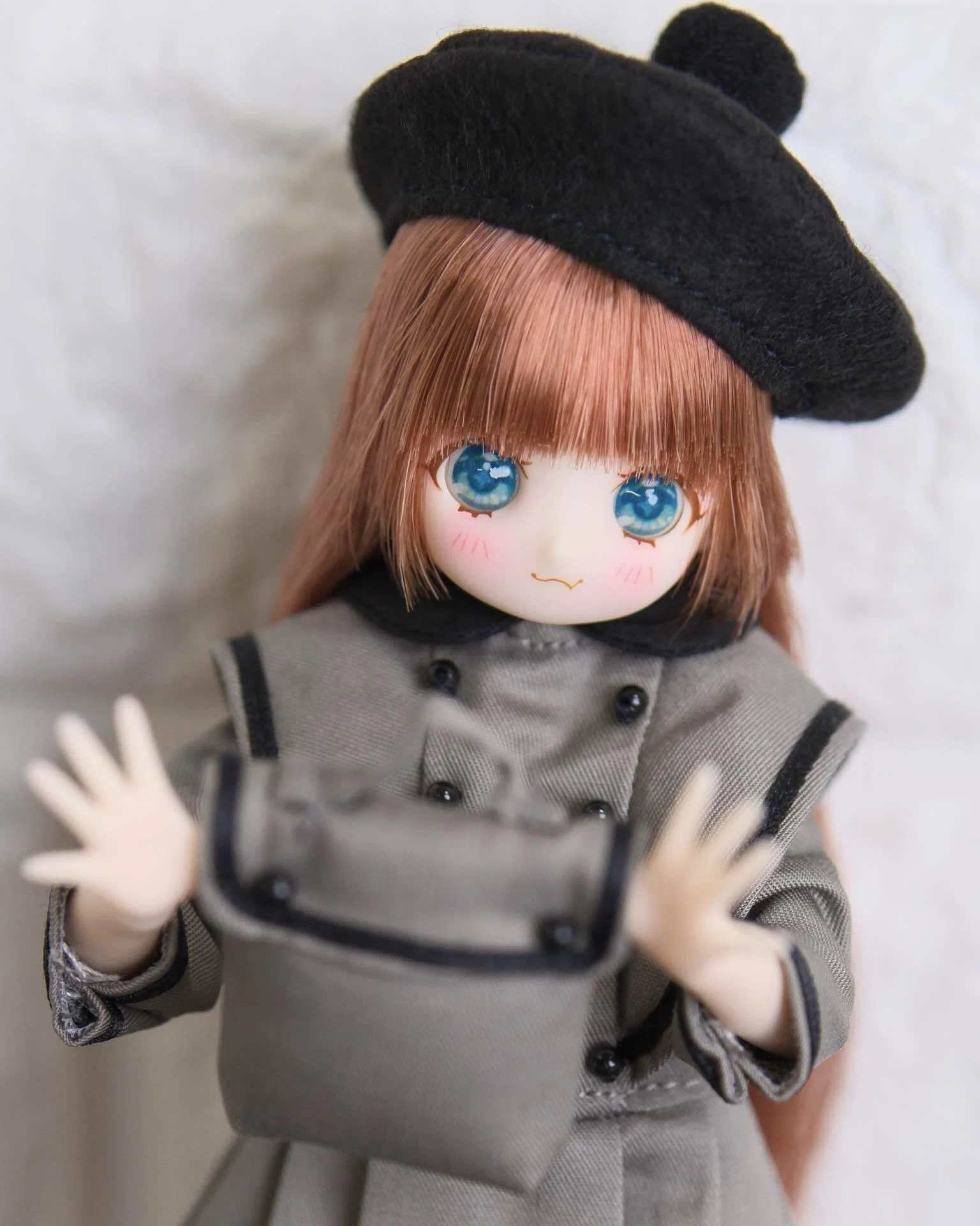 ボンボンベレー帽つきの清楚コーデ……（´-`）.｡oO✨絶対似合うじゃん