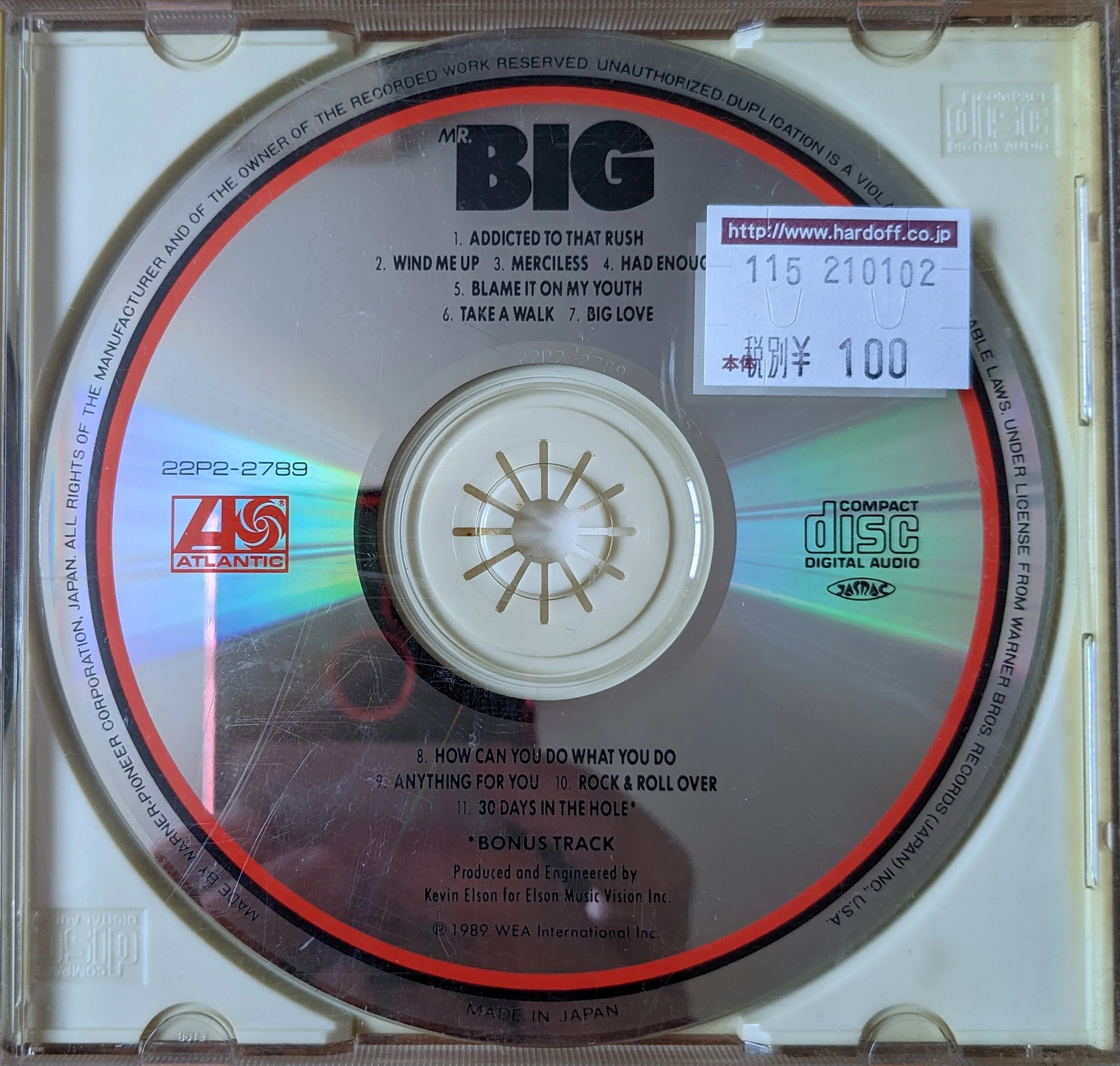MR.BIG【MR.BIG】｜あおさん|30年前のレコード棚