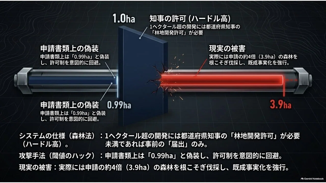 羊蹄山麓で発生した違法開発事案｜stpete