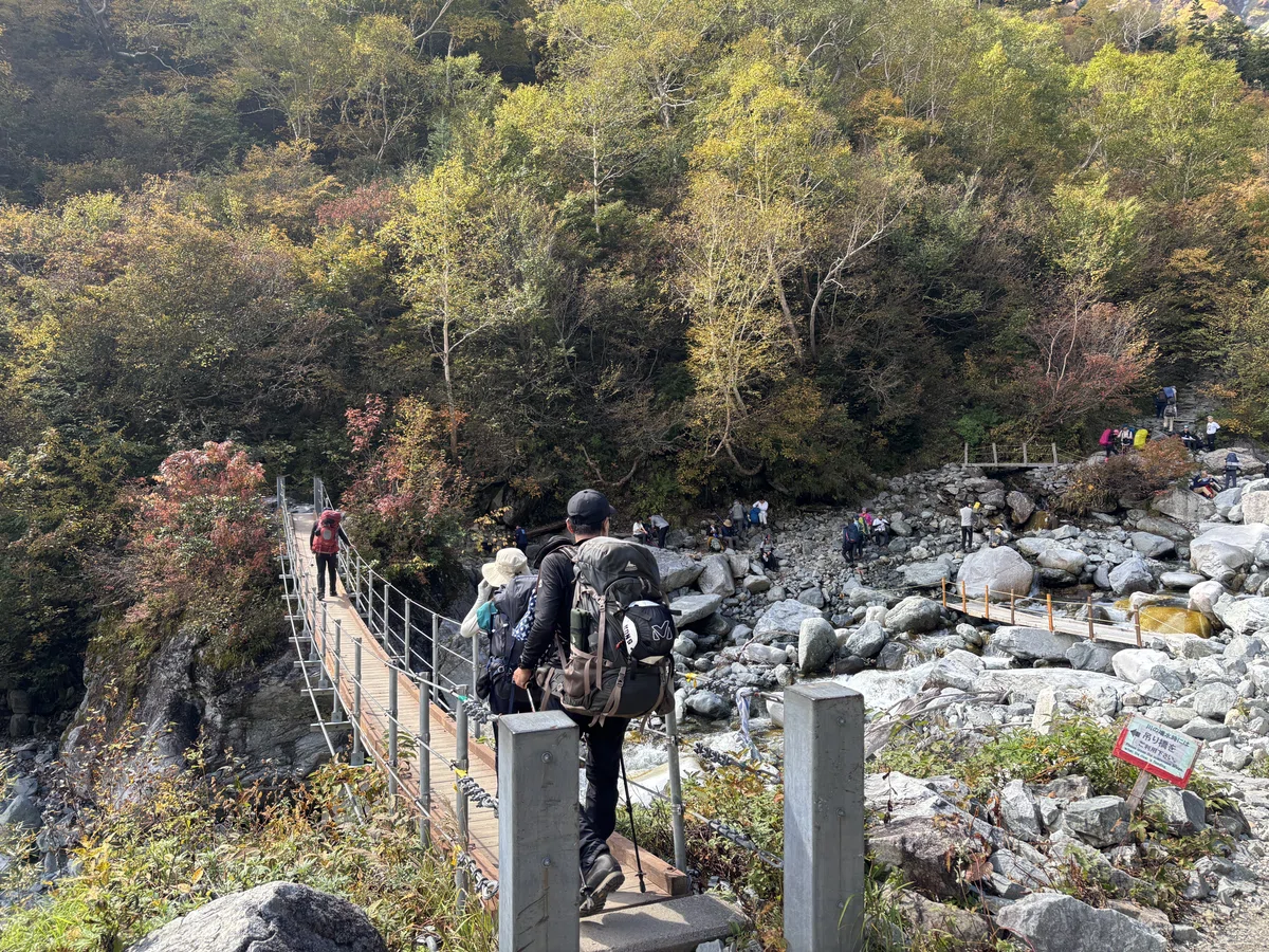 涸沢カール　本谷橋