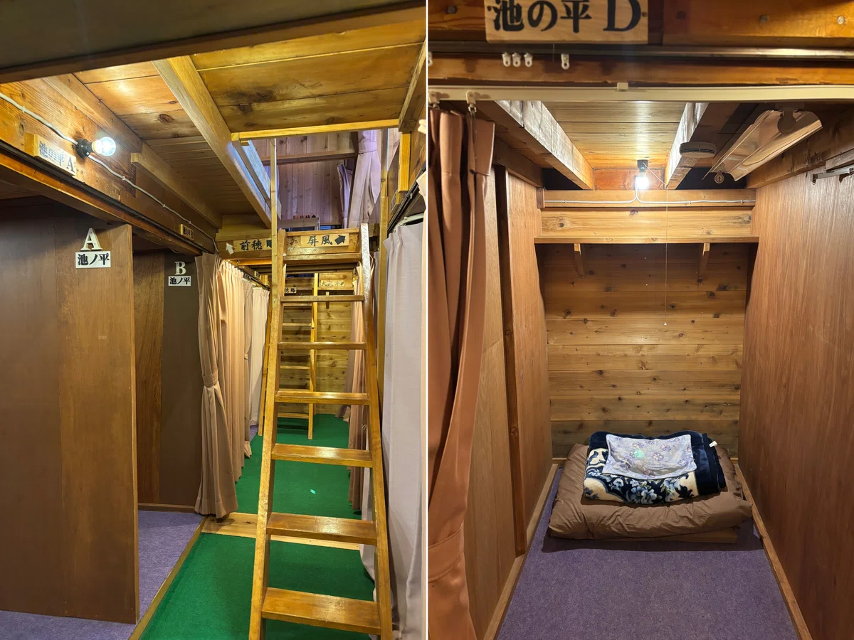 涸沢ヒュッテ　別館　客室