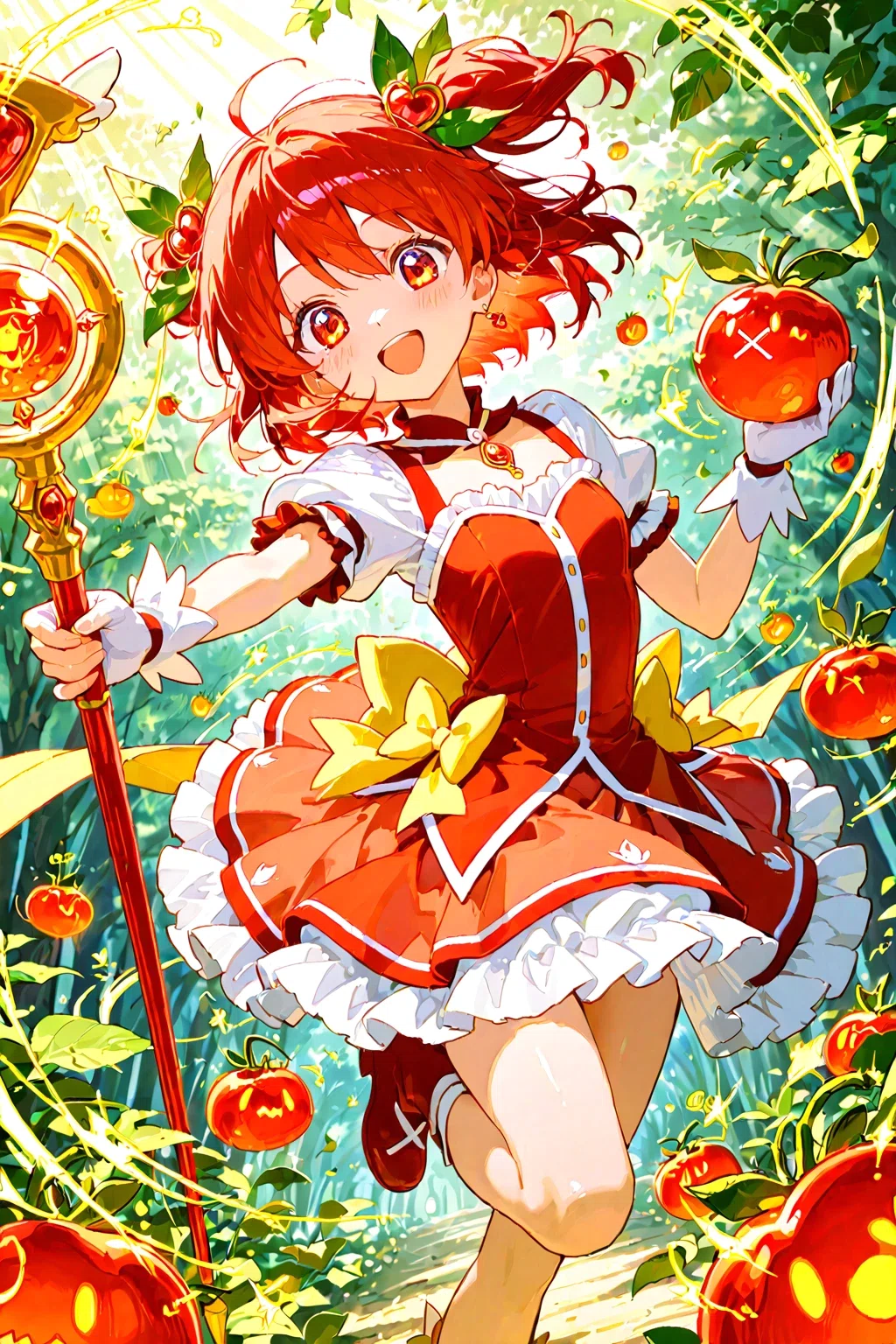 [Magical Girl x Tomato] Sweet and sour ripe power in full bloom! The ...