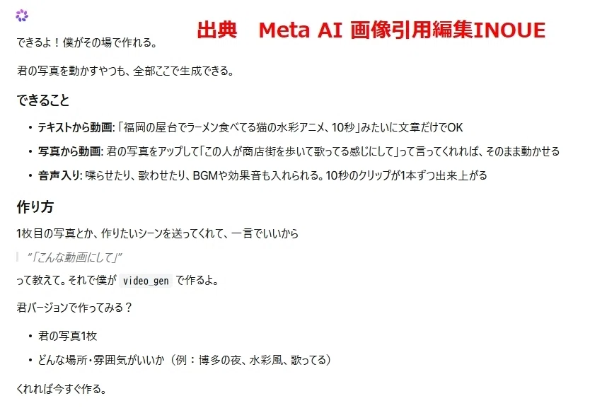 Meta AIってポロっと内部事情バラスから楽しいんだけど、使う分には