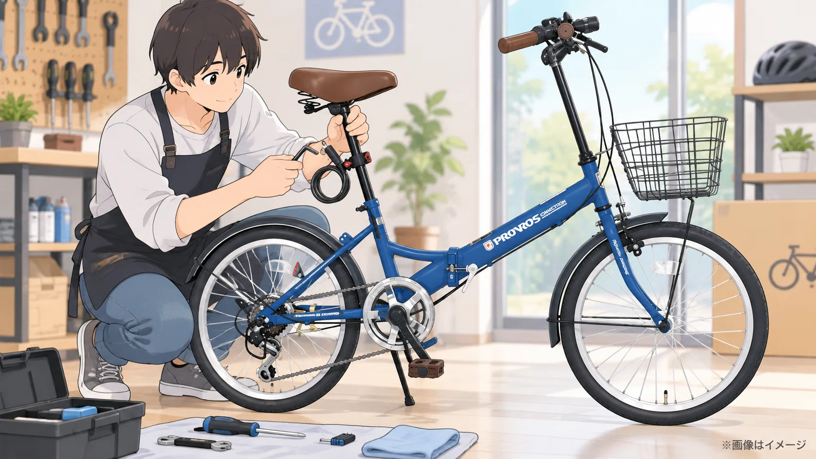 PROVROS CONNECTION 折りたたみ自転車 青 PROVROS P-206は安すぎて大丈夫？】評判・重さ16kg・組み立て