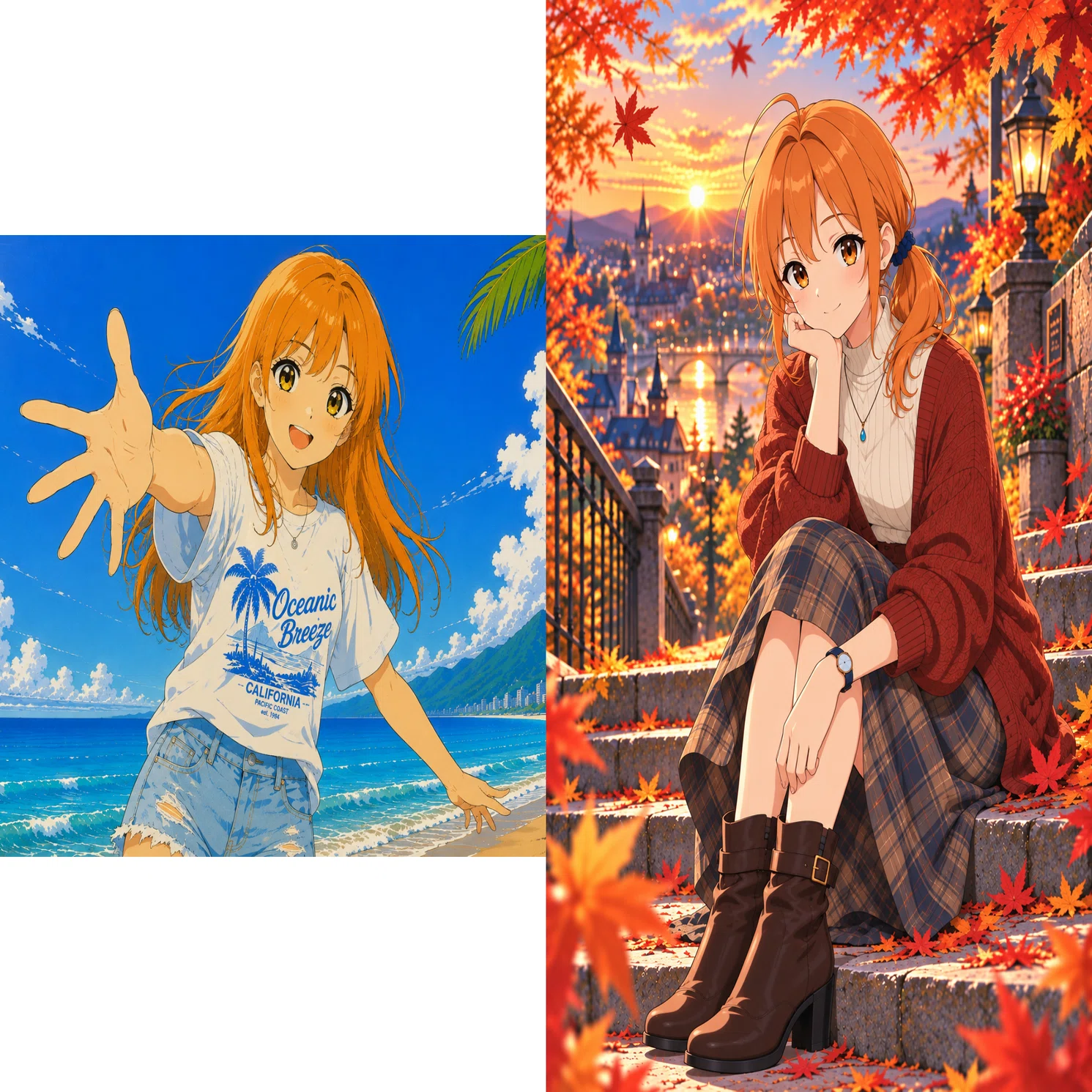 ChatGPT Images 2.5でアニメ画風はどう変わった？秋イラストで5種類を