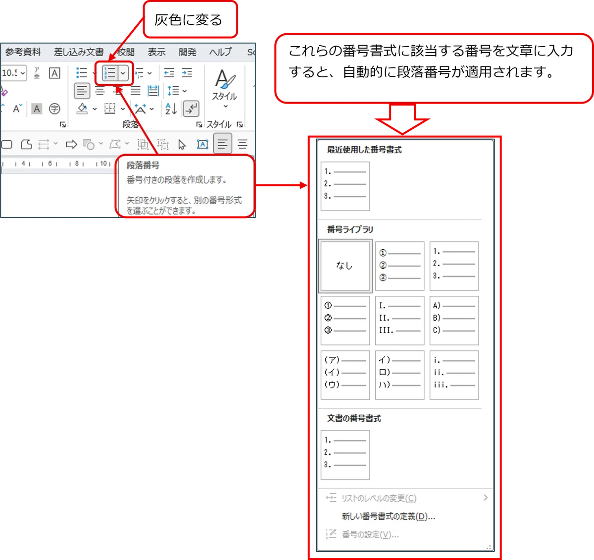 Stop Automatic Paragraph Numbering in Bulleted Lists｜brix stockwell
