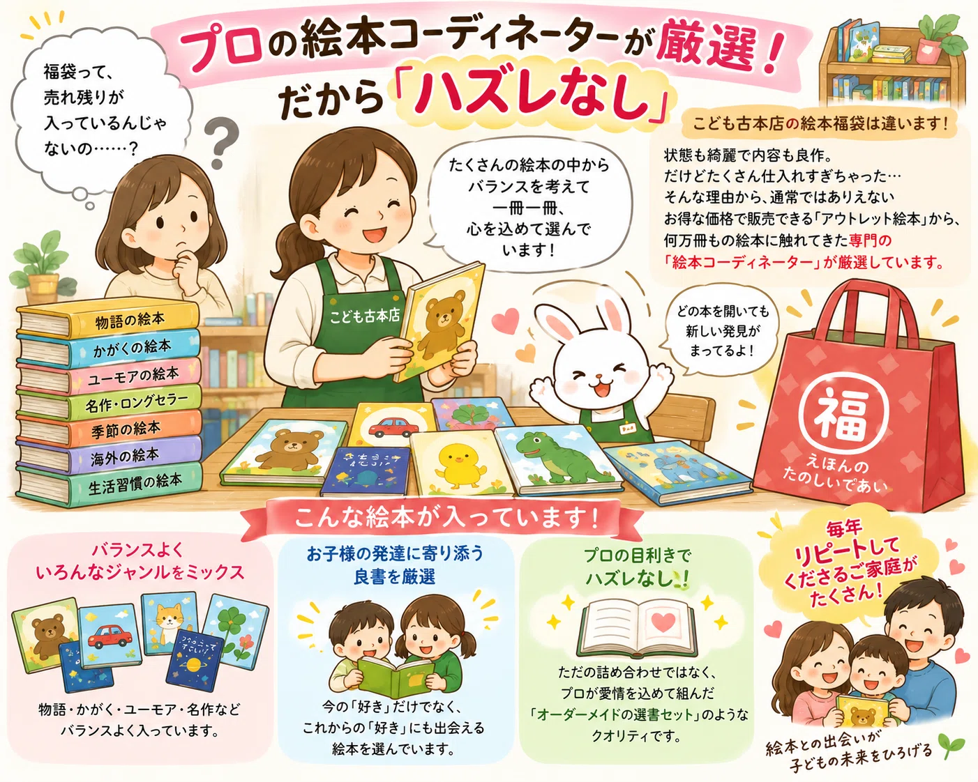 絵本の福袋 50冊1セット 絵本福袋】他ではまず手に入らない！専門店だからできる「とっておきの