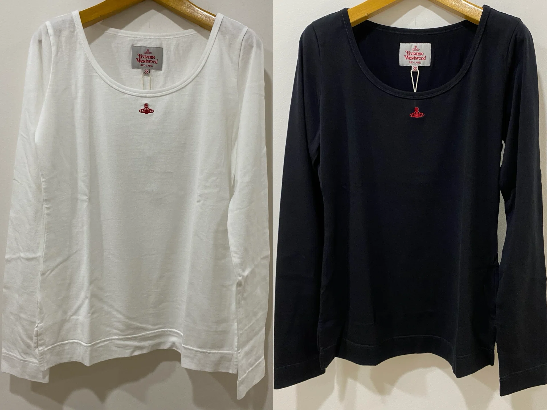 オーガニックコットン天竺ベーシックラウンドネック長袖Tシャツ｜VWRL