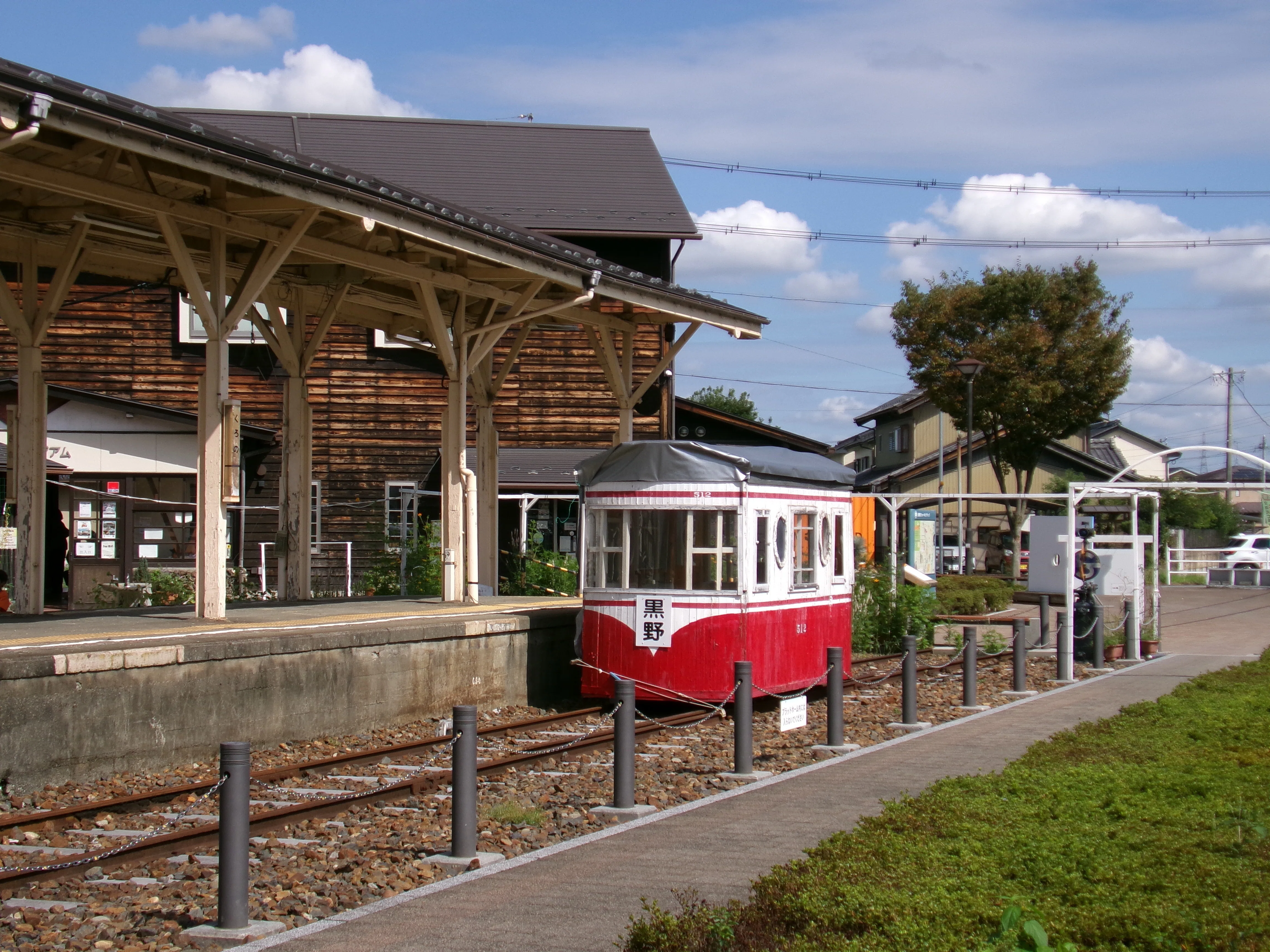 黒野駅レールパーク いにしえの写真展示だけでなくジオラマがとても