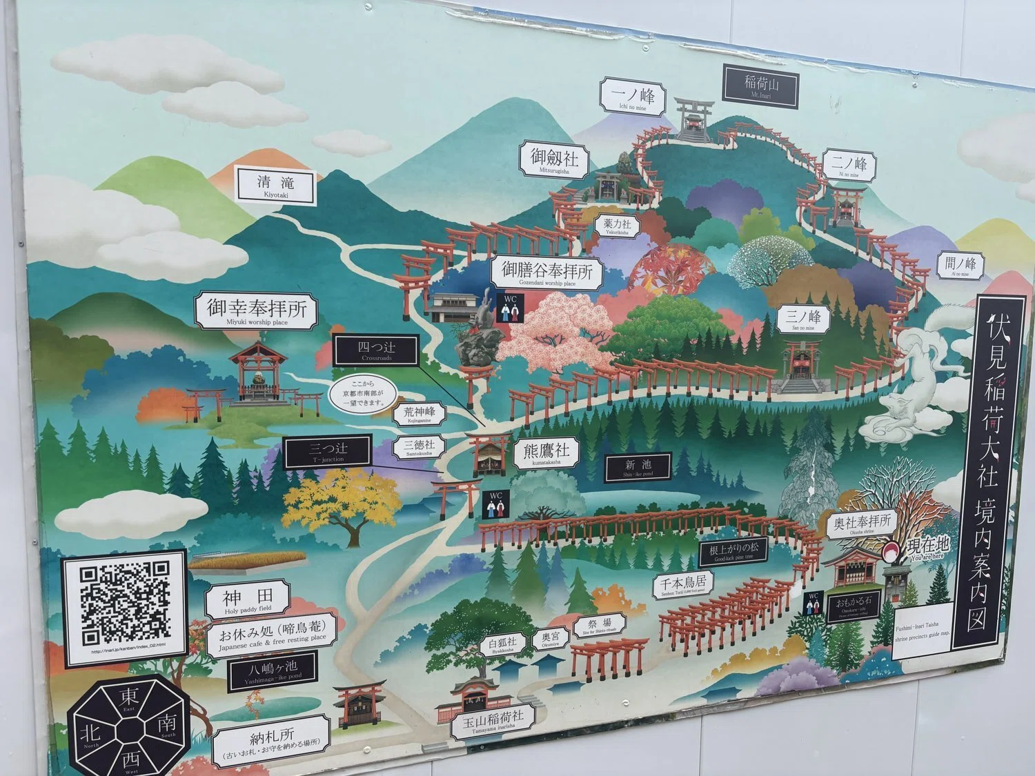 千鳥居のもとで』の伏見稲荷を歩く ── 稲荷山、十の場所（創作大賞