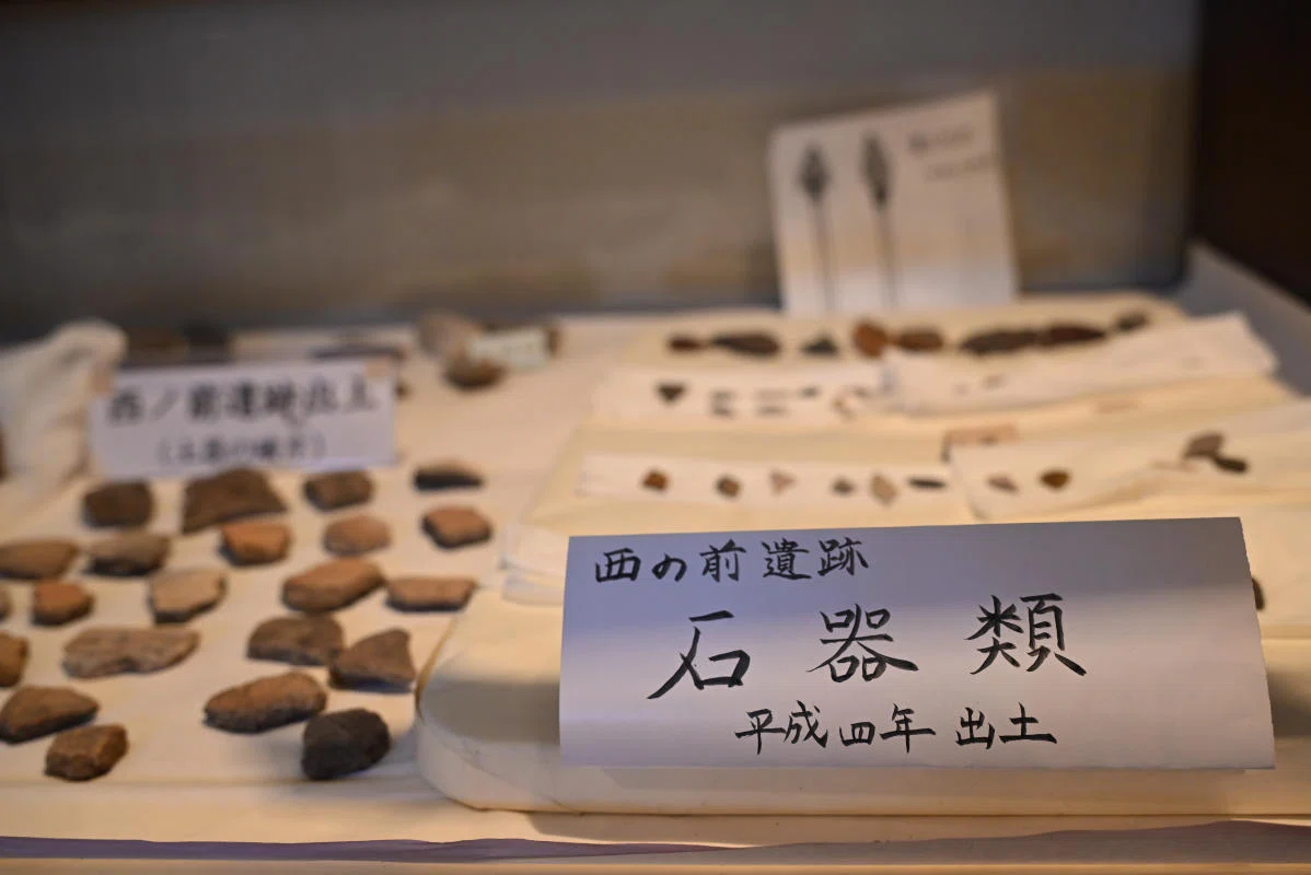 西ノ前遺跡の石器類