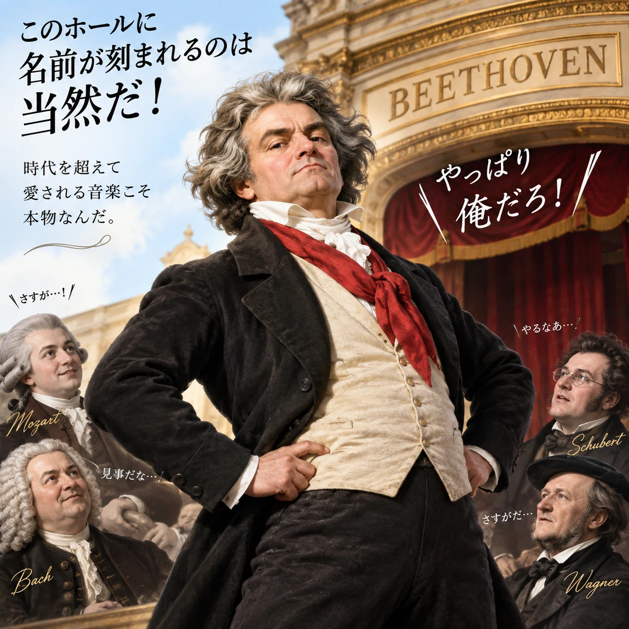 なぜコンサートホールの壁に大作曲家の名前が刻まれている？――建物の