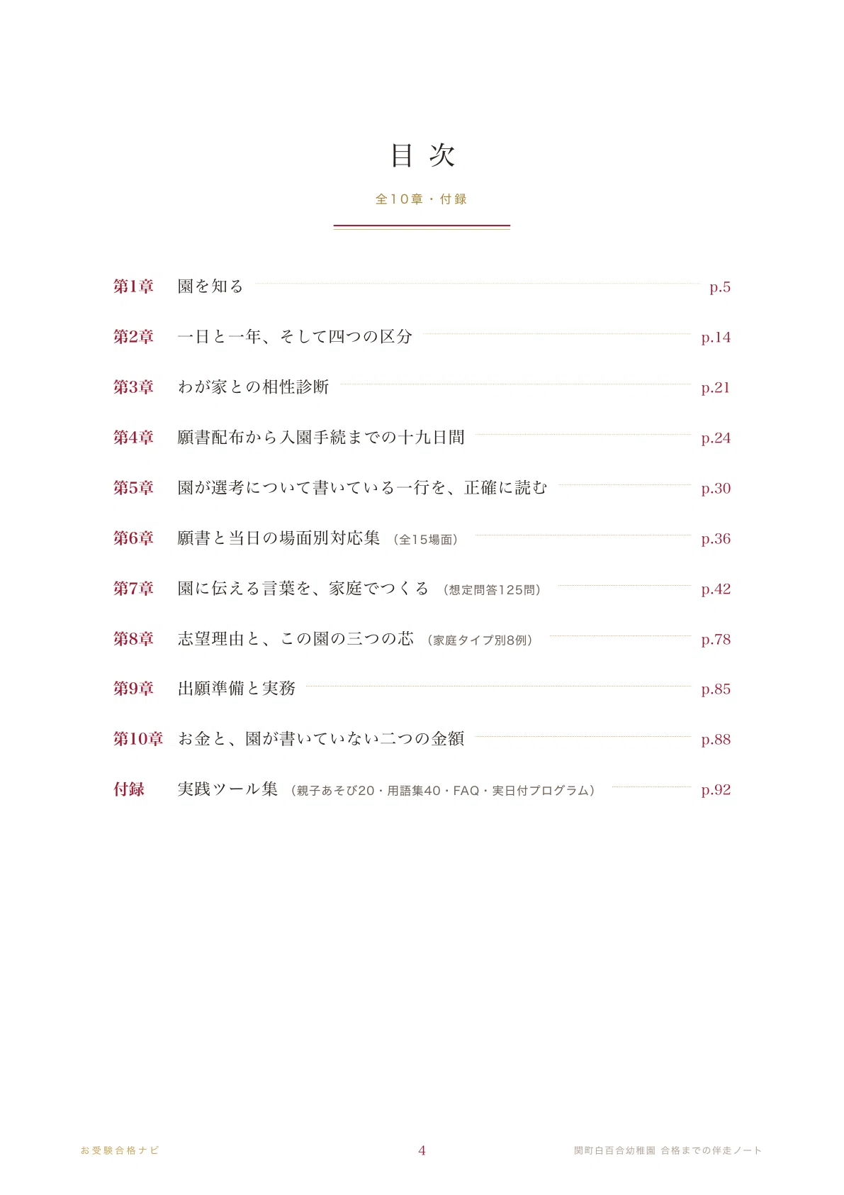 関町白百合幼稚園】面接 願書 想定問答125問｜白百合学園小への推薦