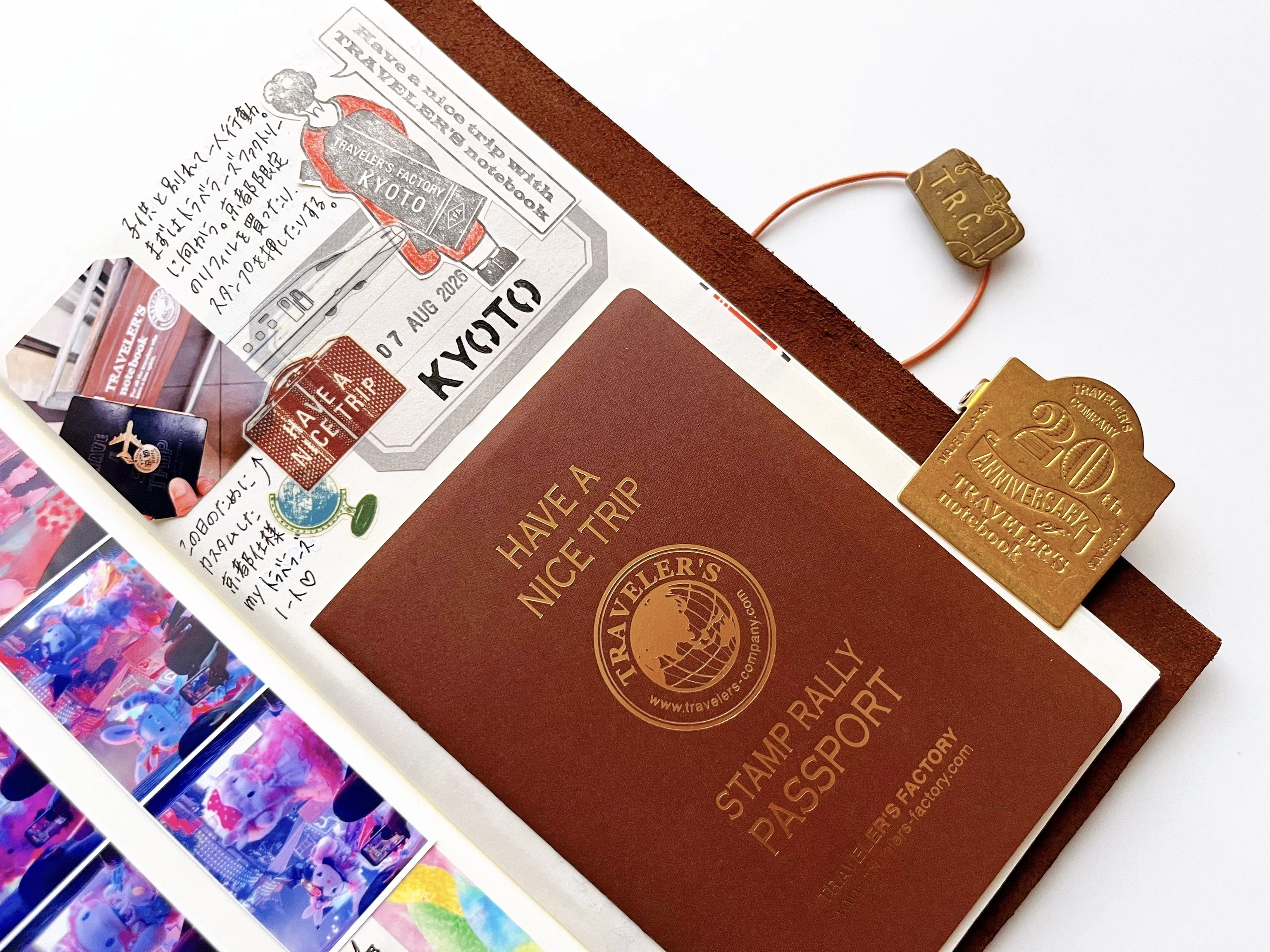 トラベラーズノート KYOTO EDITION 2026スタンプラリーパスポート トラベラーズノート、京都一人旅の記録｜みわ
